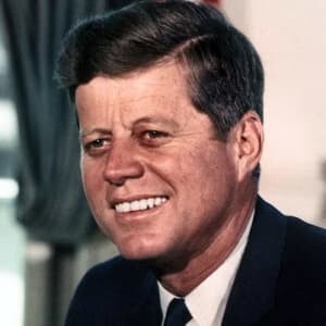 John F Kennedy.