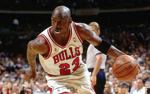 #23 Michael Jordan in a Chicago Bulls uniform