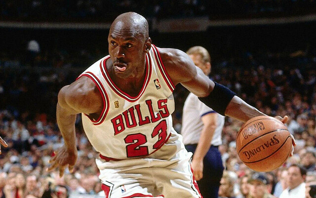 #23 Michael Jordan in a Chicago Bulls uniform 