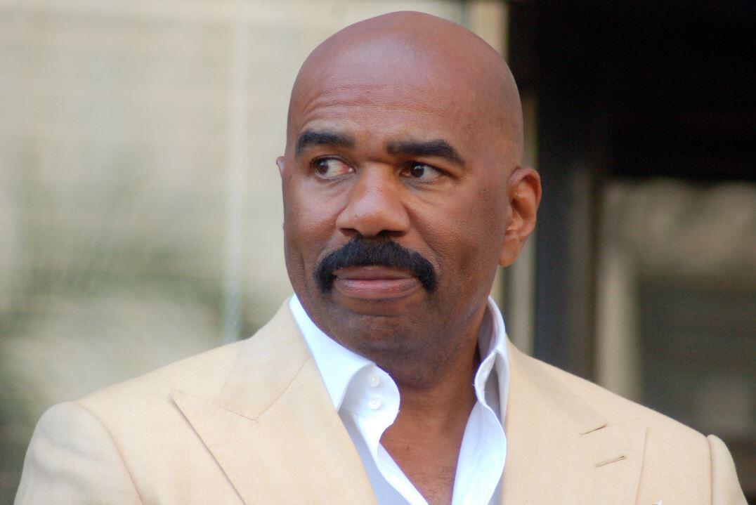Steve Harvey talking about the importance of not giving up
