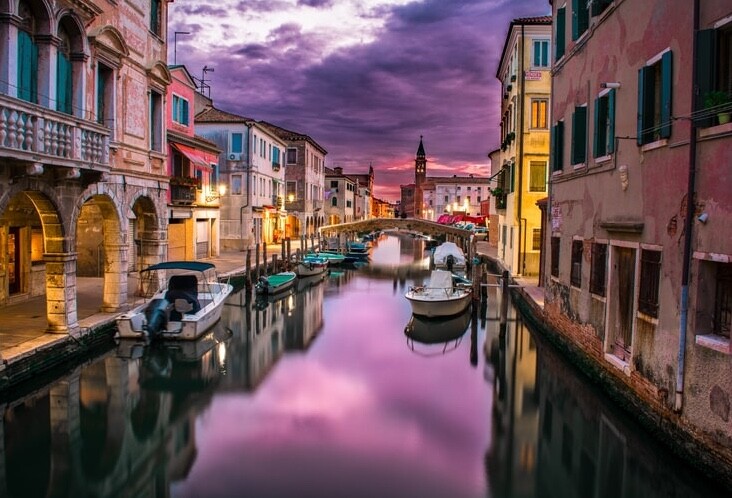 the beautiful grand canal of venice italy meditation