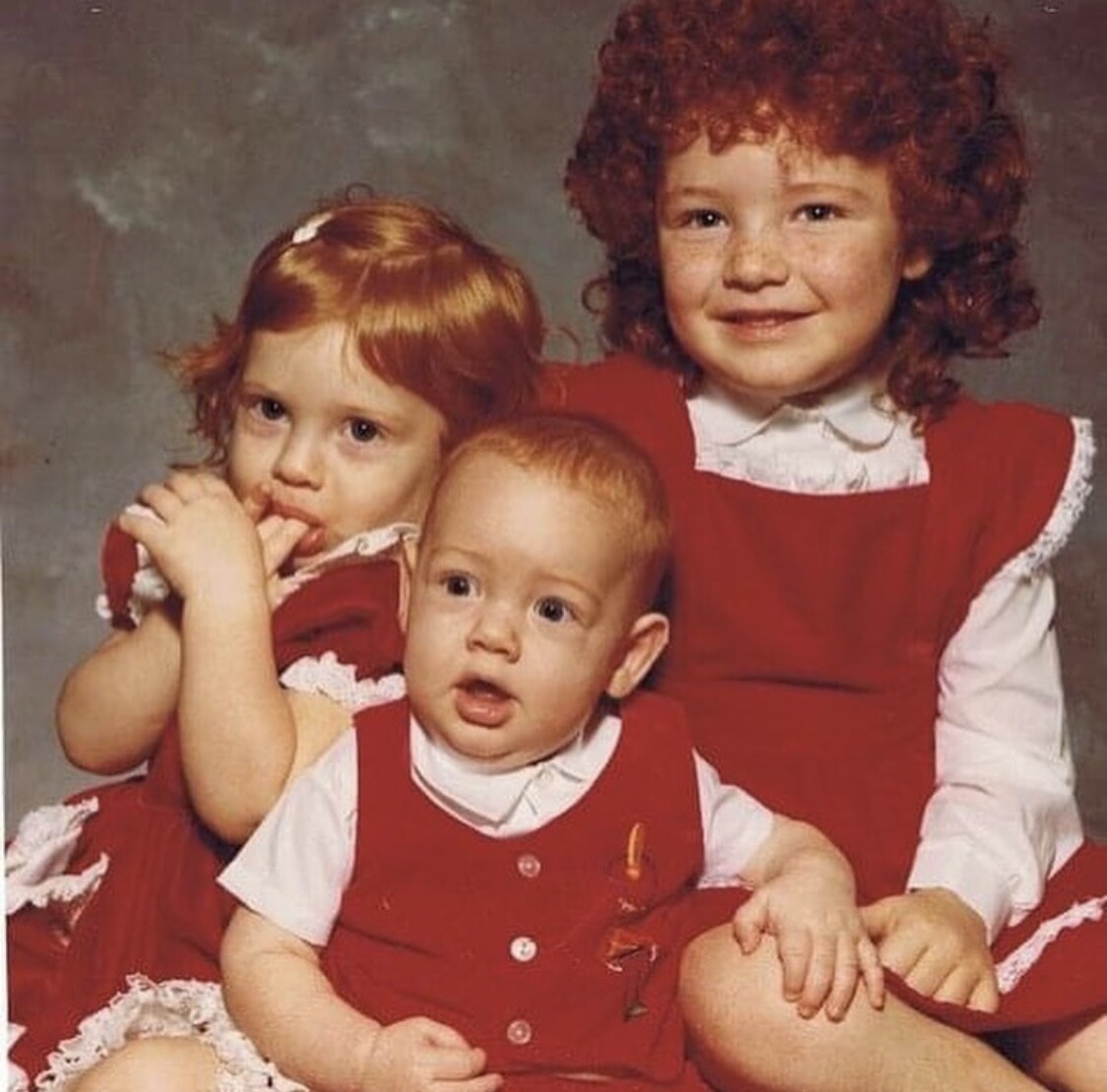 Heather (right) and her two siblings, Jeremie and Stephanie.