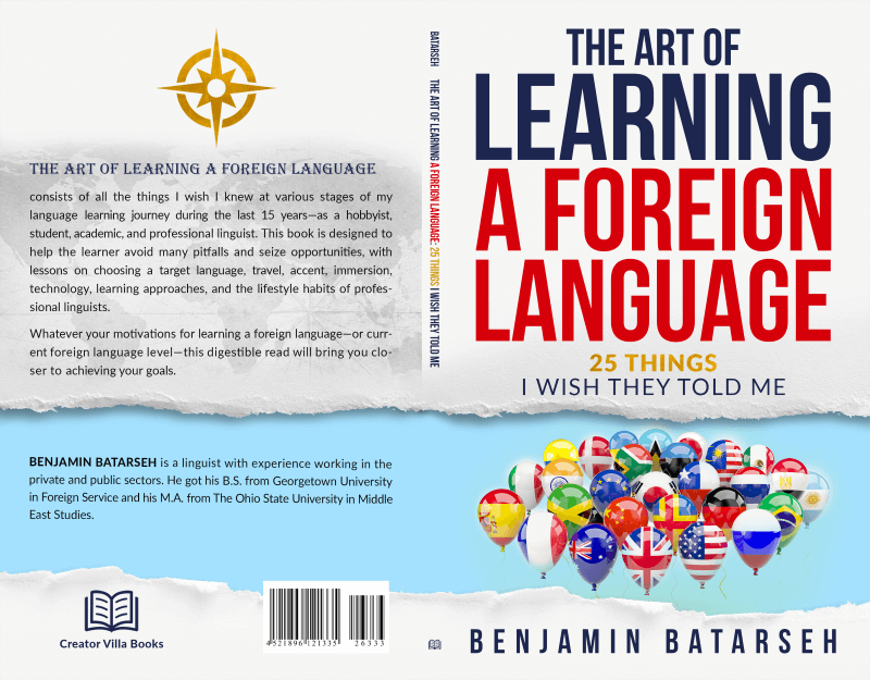 The Art of Learning a Foreign Language 25 Things I Wish They Told Me Book Cover