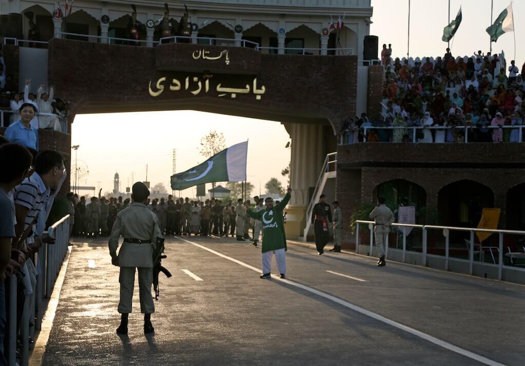 Pakistan India country border